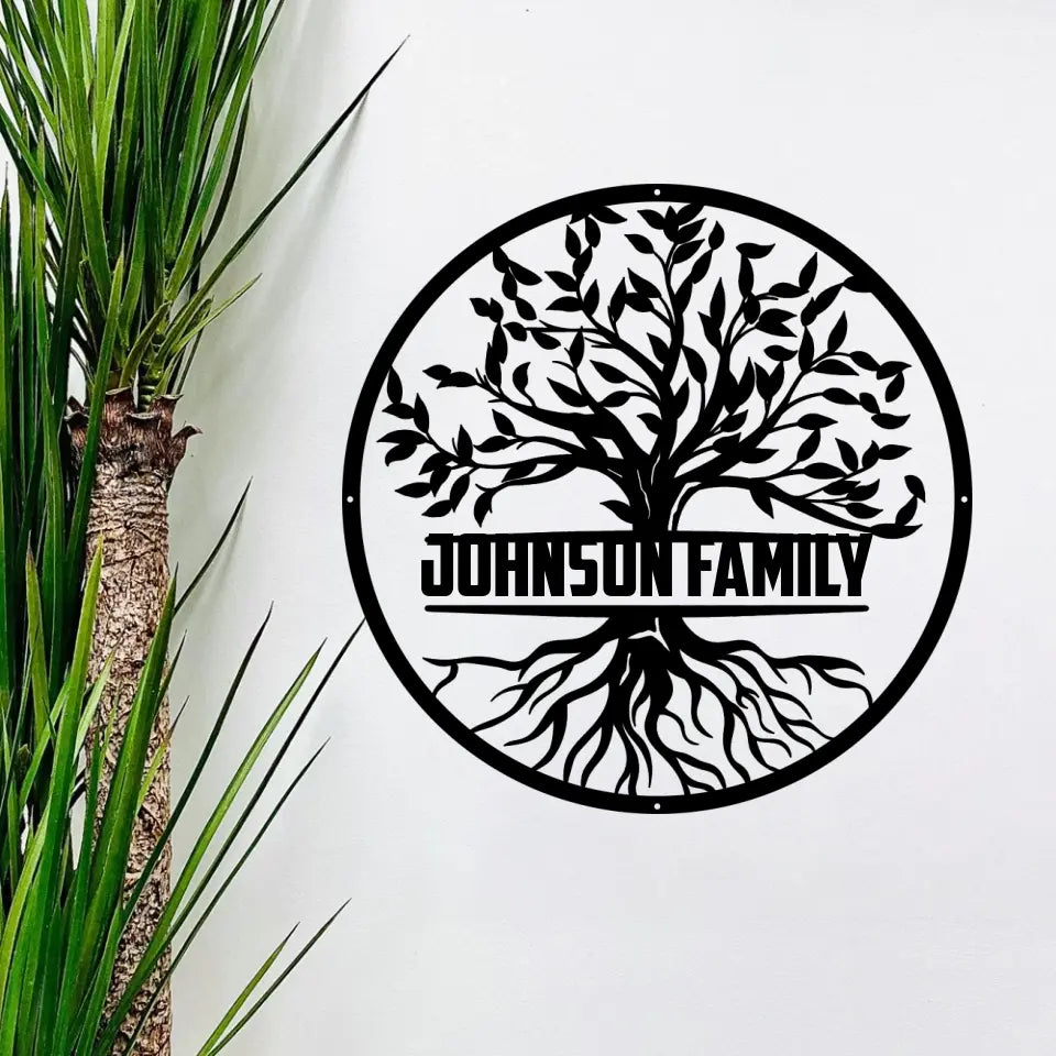 Personalized Tree of Life - Metal Sign - Home Wall Art - Gift for Family, Spiritual People