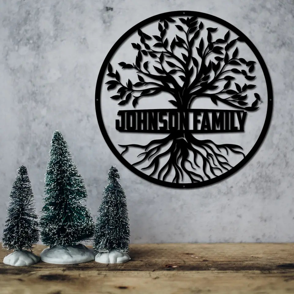 Personalized Tree of Life - Metal Sign - Home Wall Art - Gift for Family, Spiritual People