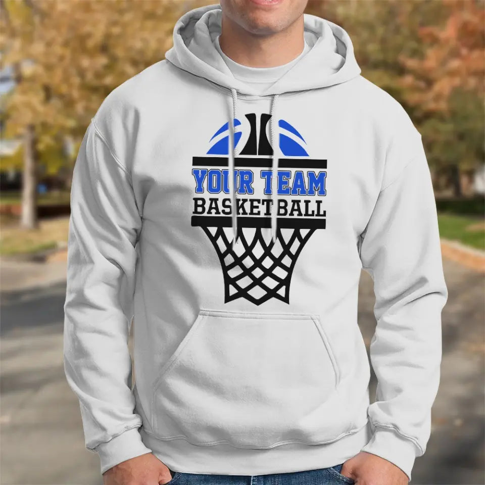 Custom Basketball Hoodie - Basketball Spirit T-Shirt