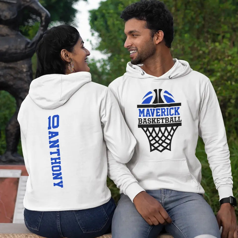 Custom Basketball Hoodie - Basketball Spirit T-Shirt
