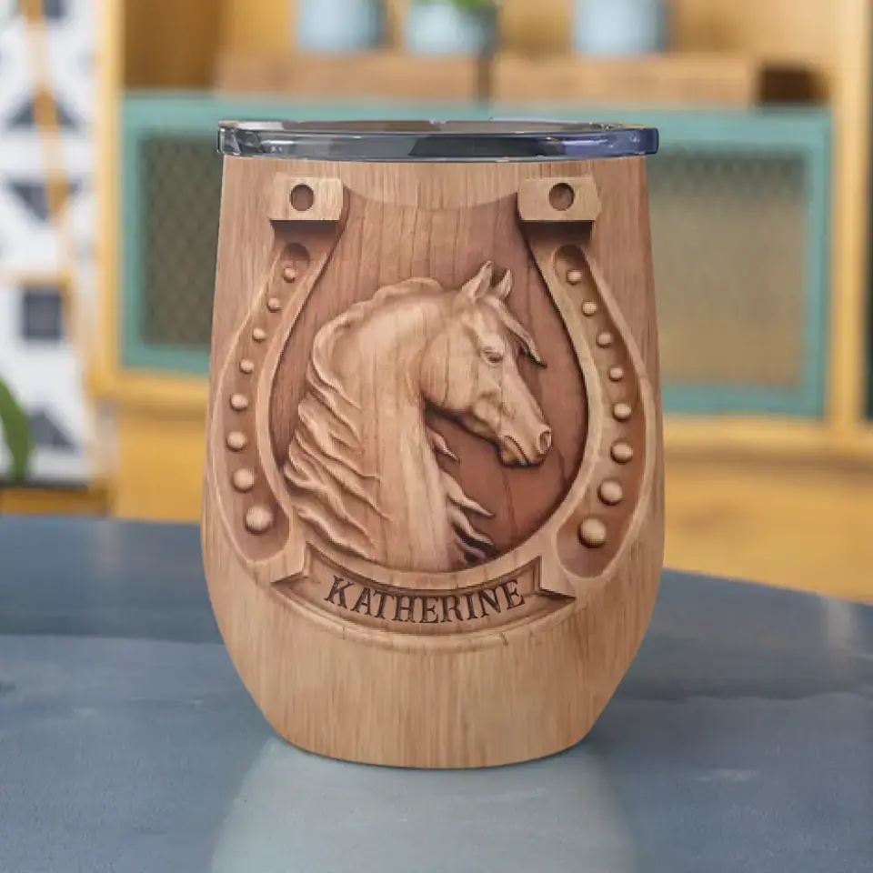 Just A Girl Who Loves Horses Personalized Tumbler