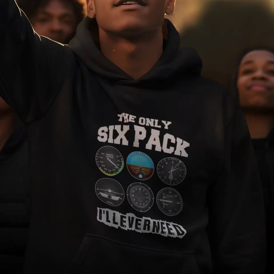 The Only Six Pack, I'll Ever Need T-shirt - Gift For Pilot