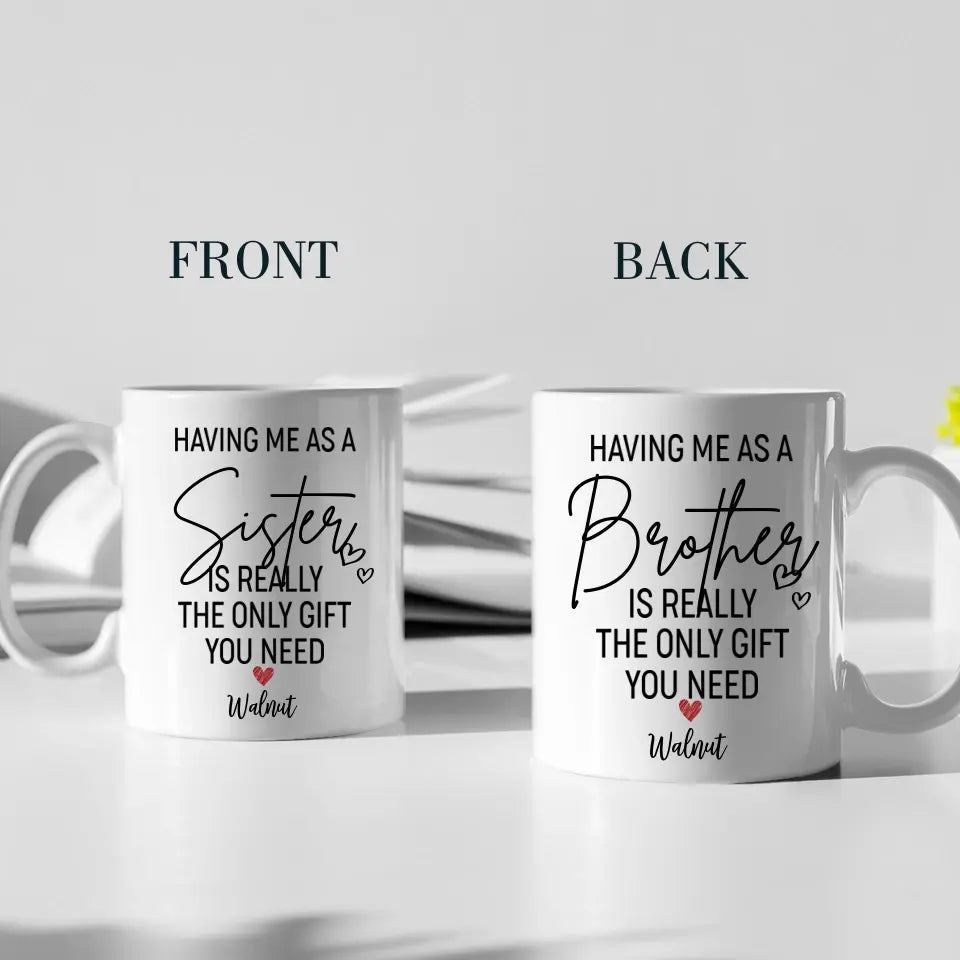 Having Me As A Niece/Nephew Is Really The Only Gift You Need Personalized Mug