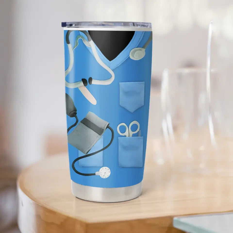 Nurse Nutrition Facts - Stainless Steel Tumbler - Gift For Nurse or Future Nurse