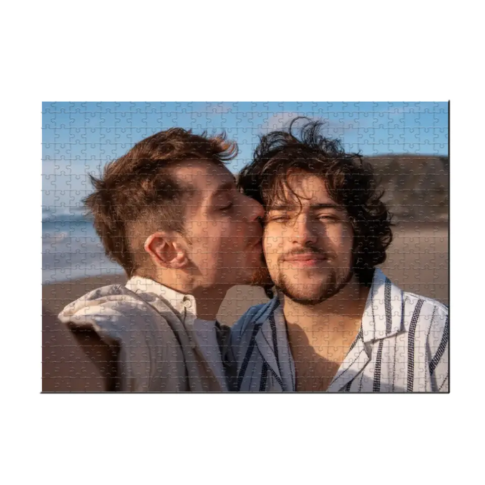 Piece by Piece A Personalized Journey Through Memories - Custom Photo Puzzle Gift