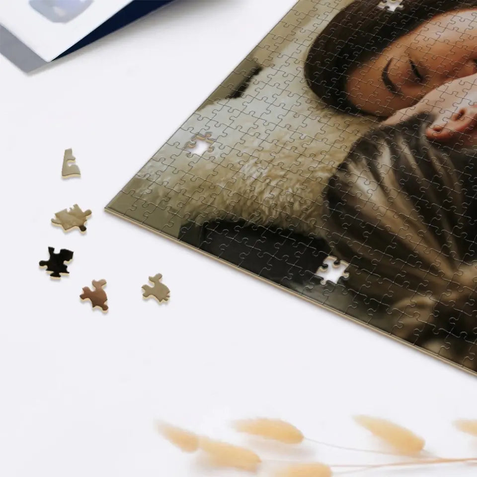 Piece by Piece A Personalized Journey Through Memories - Custom Photo Puzzle Gift