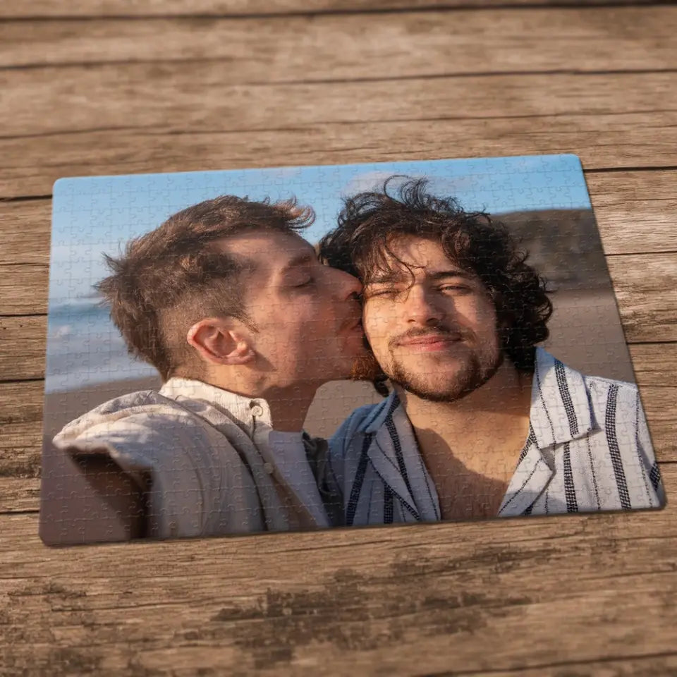 Piece by Piece A Personalized Journey Through Memories - Custom Photo Puzzle Gift