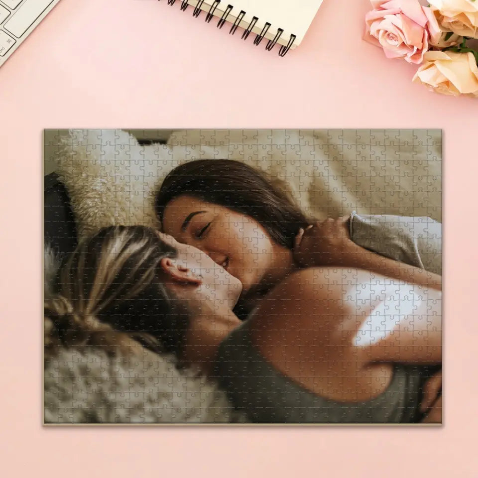 Piece by Piece A Personalized Journey Through Memories - Custom Photo Puzzle Gift