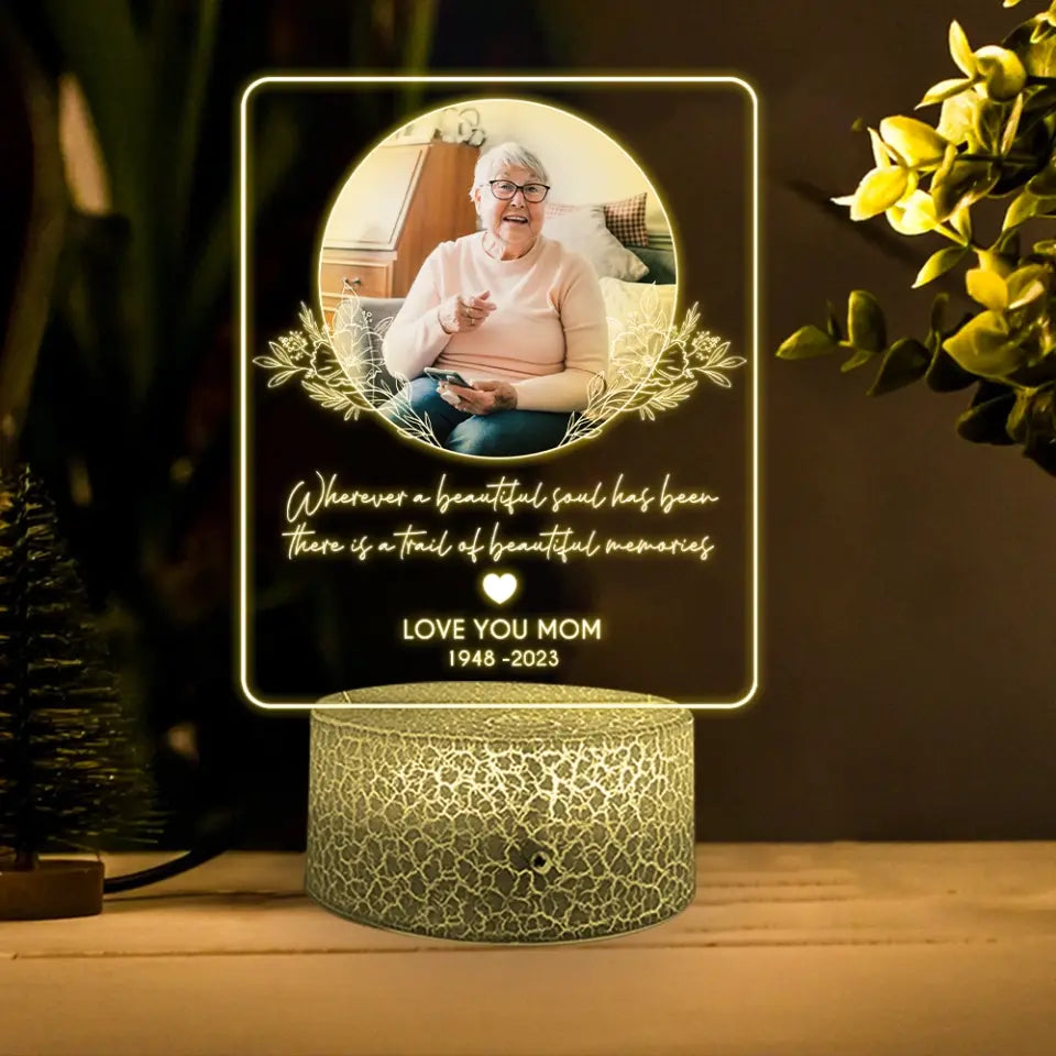 Wherever A Beautiful Soul Personalized Night Light