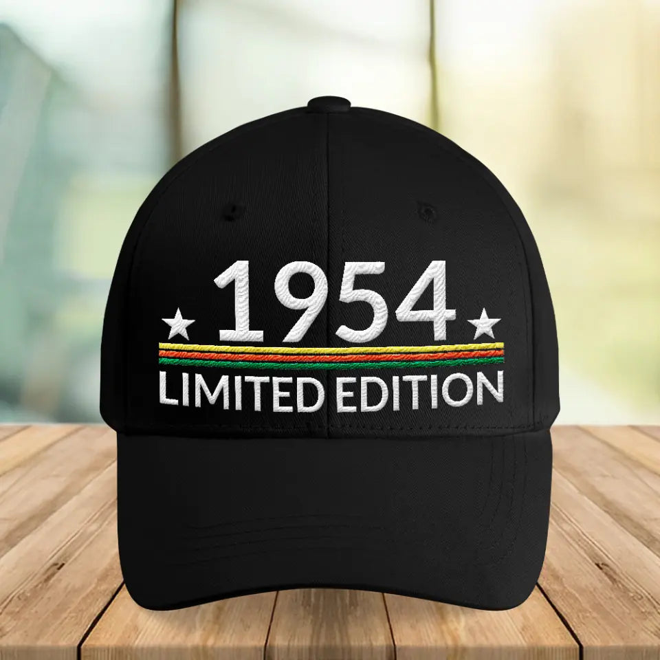 Personalized Birthday Gift for Men Women Embroidered Cap Custom Year