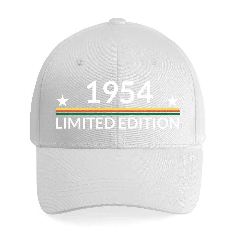 Personalized Birthday Gift for Men Women Embroidered Cap Custom Year