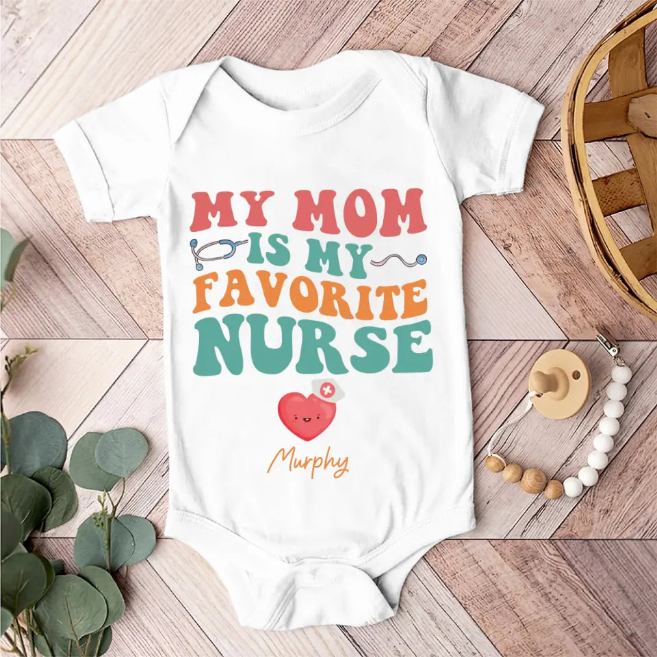 My Mom is My Favorite Nurse Gift for Nurse Mom for Birthday Mother's Day