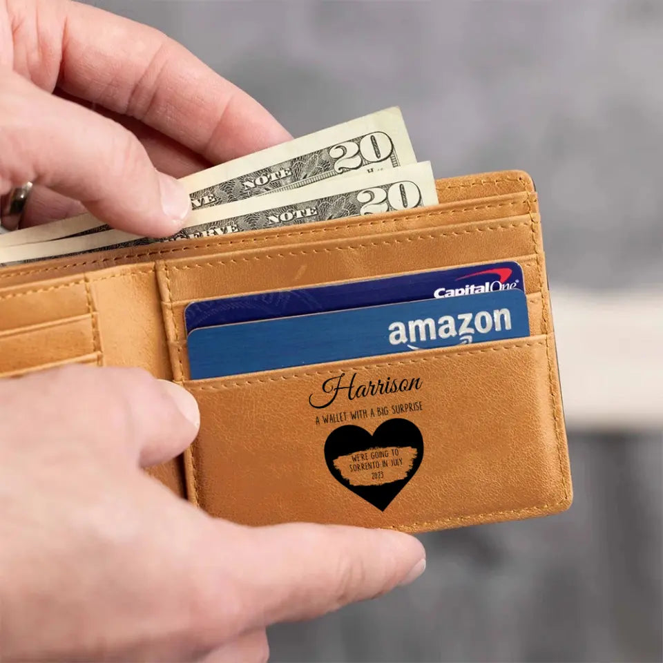 We're Going To Sorrento In July 2025 Personalized Engraved Wallet