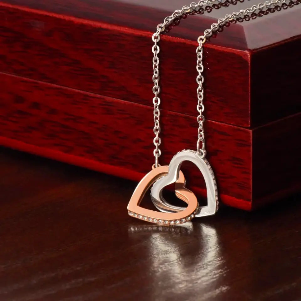Mom & Son Message from Son to Mommy Necklace Gift for Mother's Day Birthday