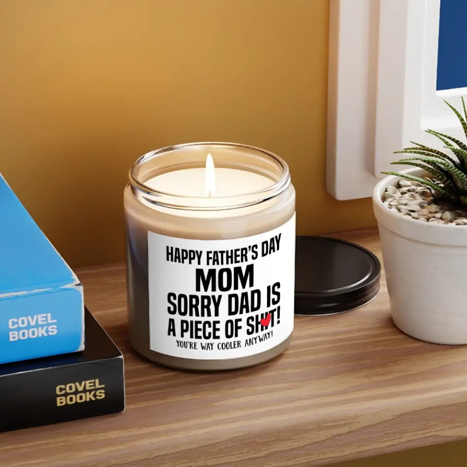 Cool Single Mom Gift Funny Saying Candle 9oz Soy Scented Candle