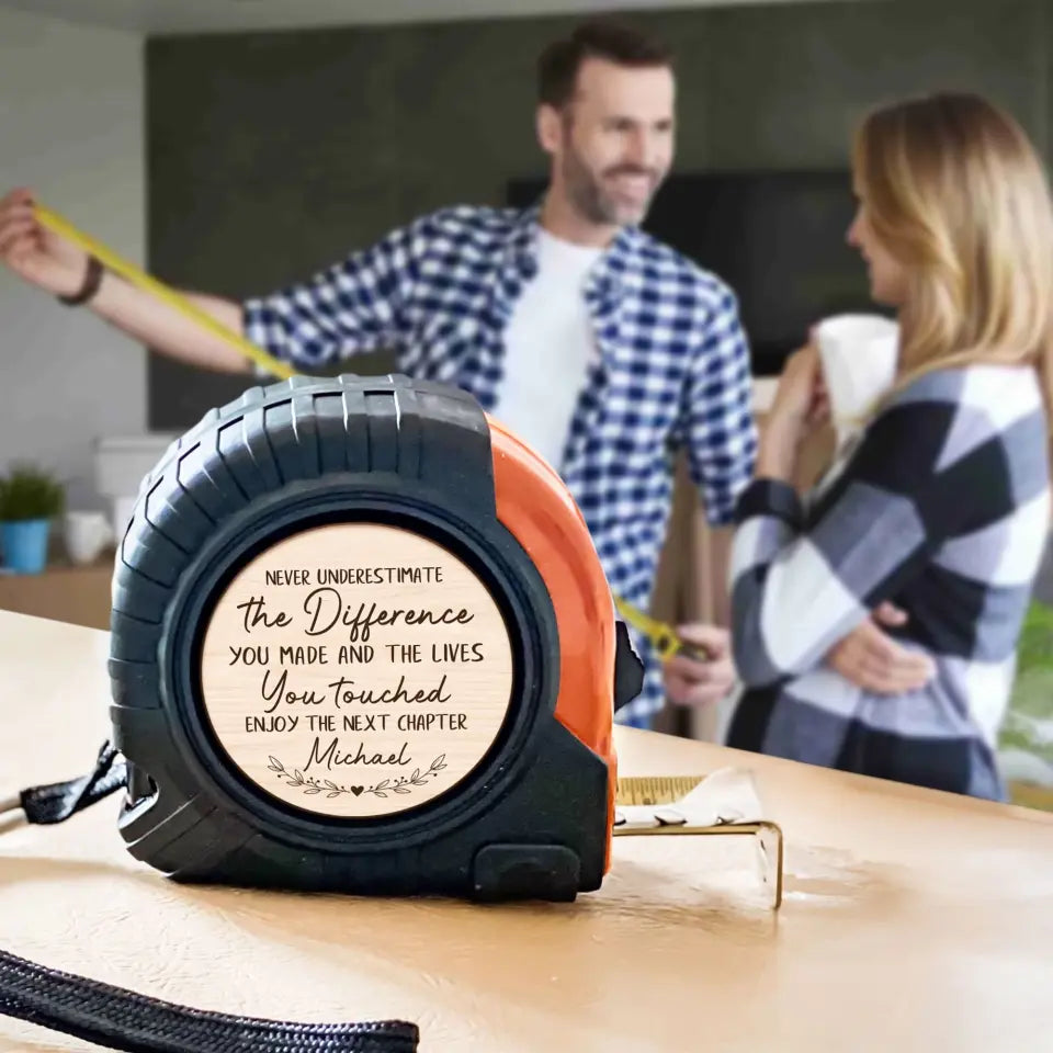 Tape Measuring Tool | Personalized Retirement Gifts | Loveable