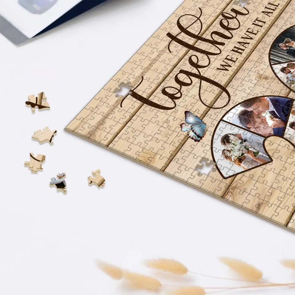 20th Anniversary Gift 20 Years Wedding Sweet Couple Gift for Husband Wife Jigsaw Puzzle