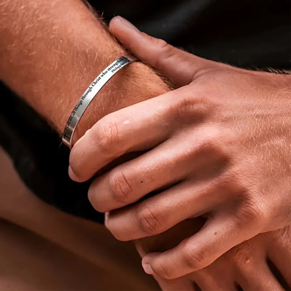 I Can Do All Things Cuff Bracelet Confirmation Gifts