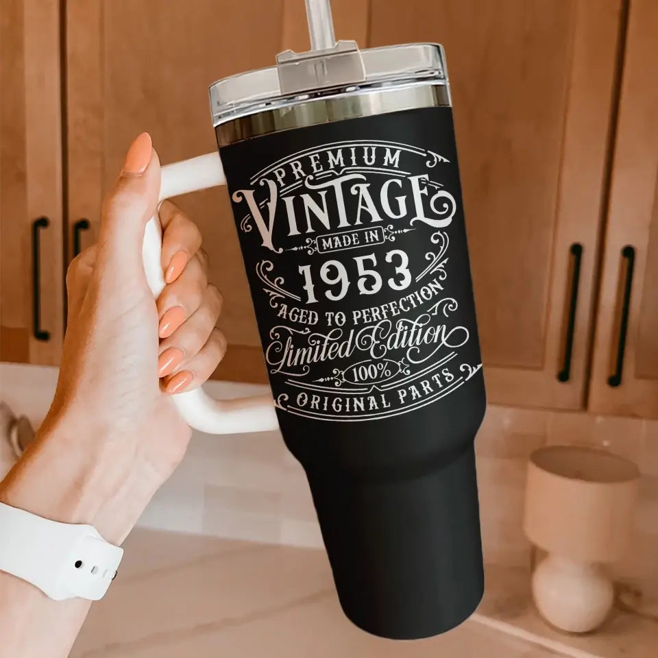 Premium Vintage Limited Edition Birthday 40oz Tumbler