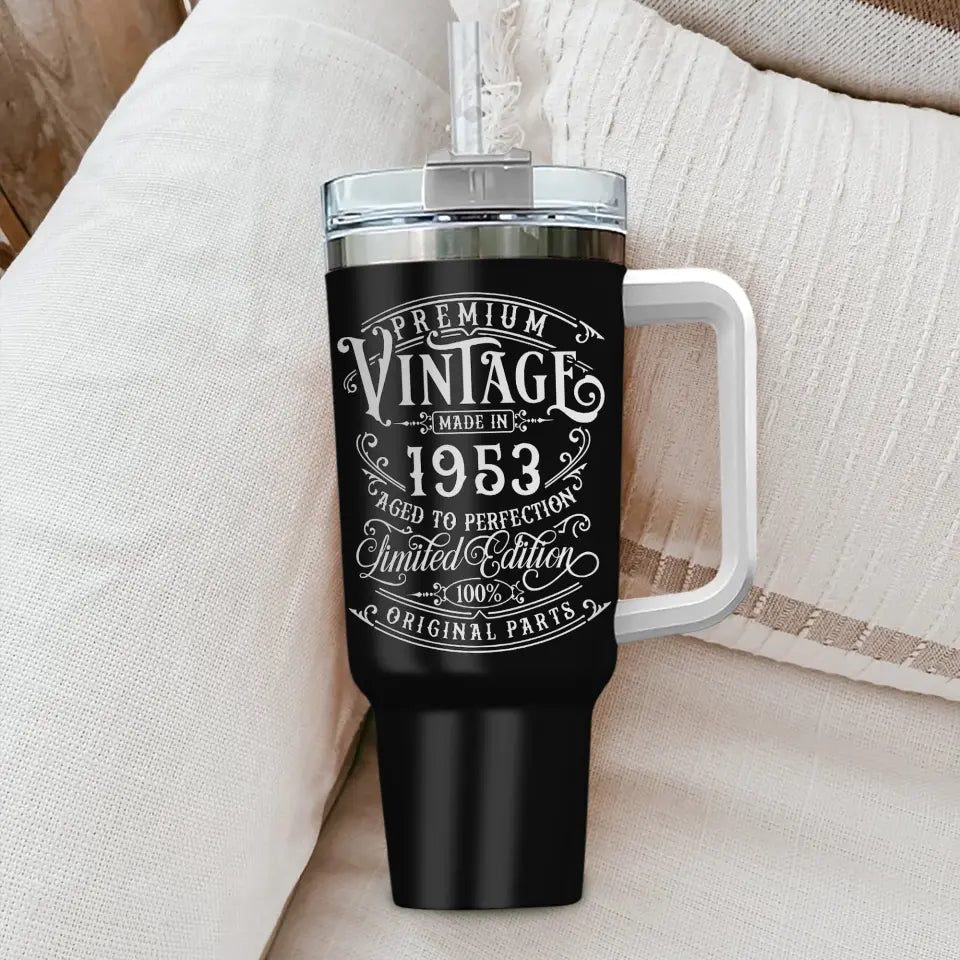 Premium Vintage Limited Edition Birthday 40oz Tumbler