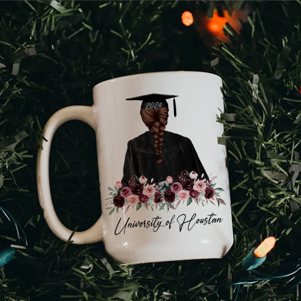 Congratulations On Your Graduation 2025 Personalized White Mug