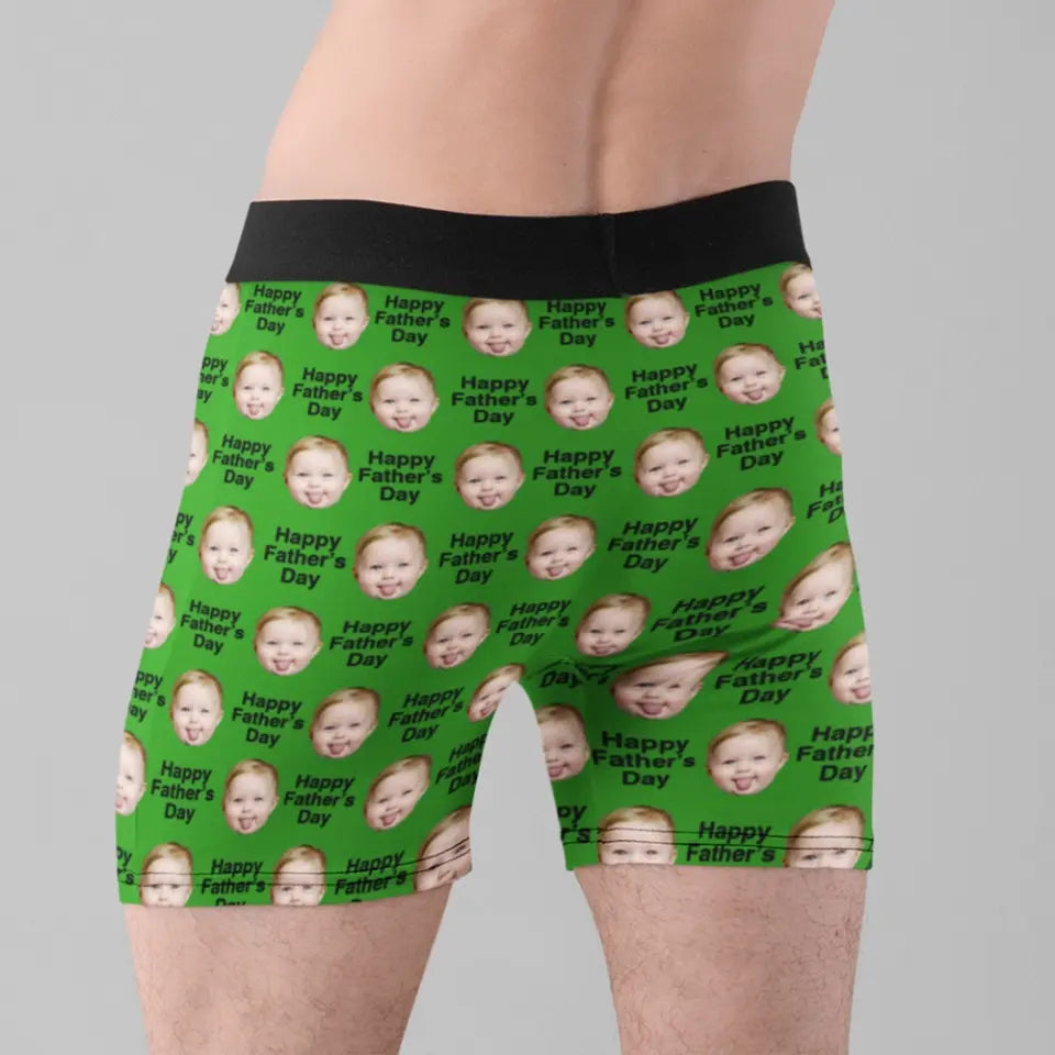 I Love Dad - Personalized Men's Boxer Briefs