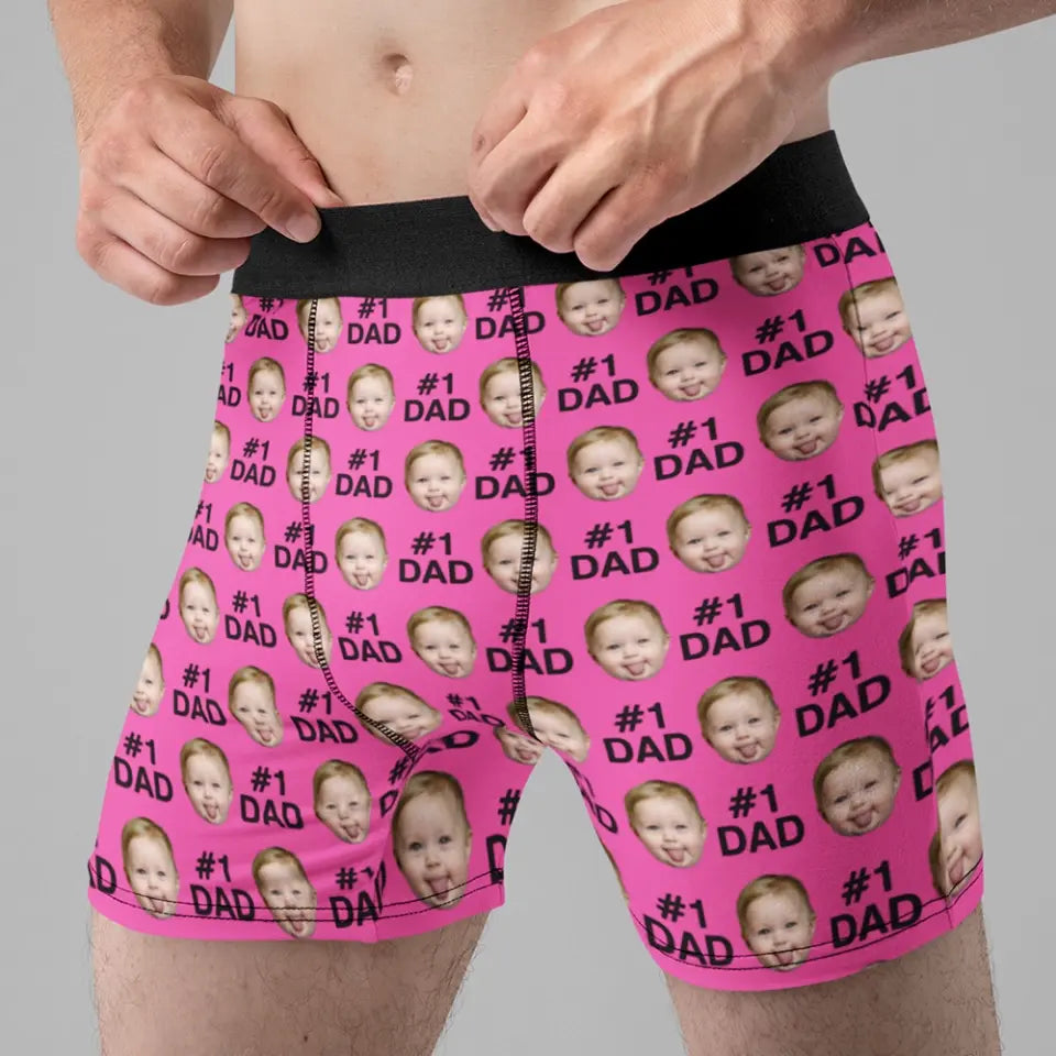 I Love Dad - Personalized Men's Boxer Briefs