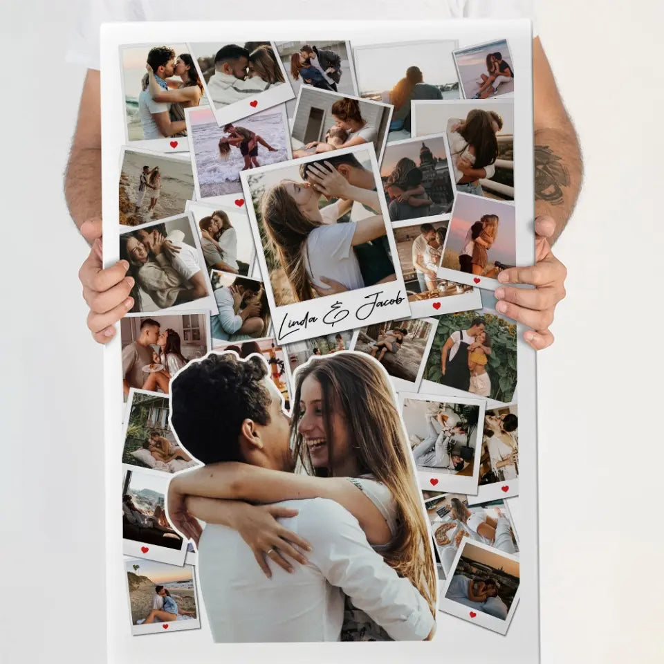 Friends And Love In Every Moment Upload Photo Canvas And Poster