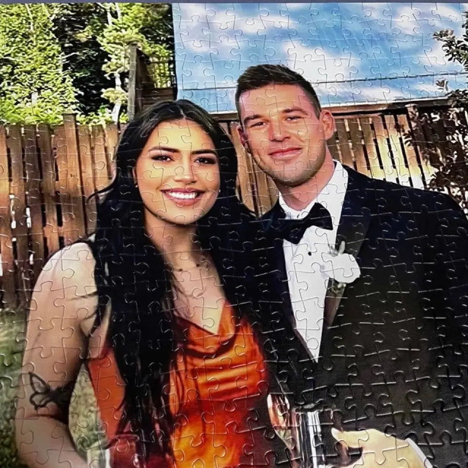 Piece by Piece A Personalized Journey Through Memories - Custom Photo Puzzle Gift