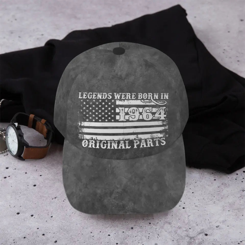 Legends Were Born In Original Parts Personalized Classic Cap