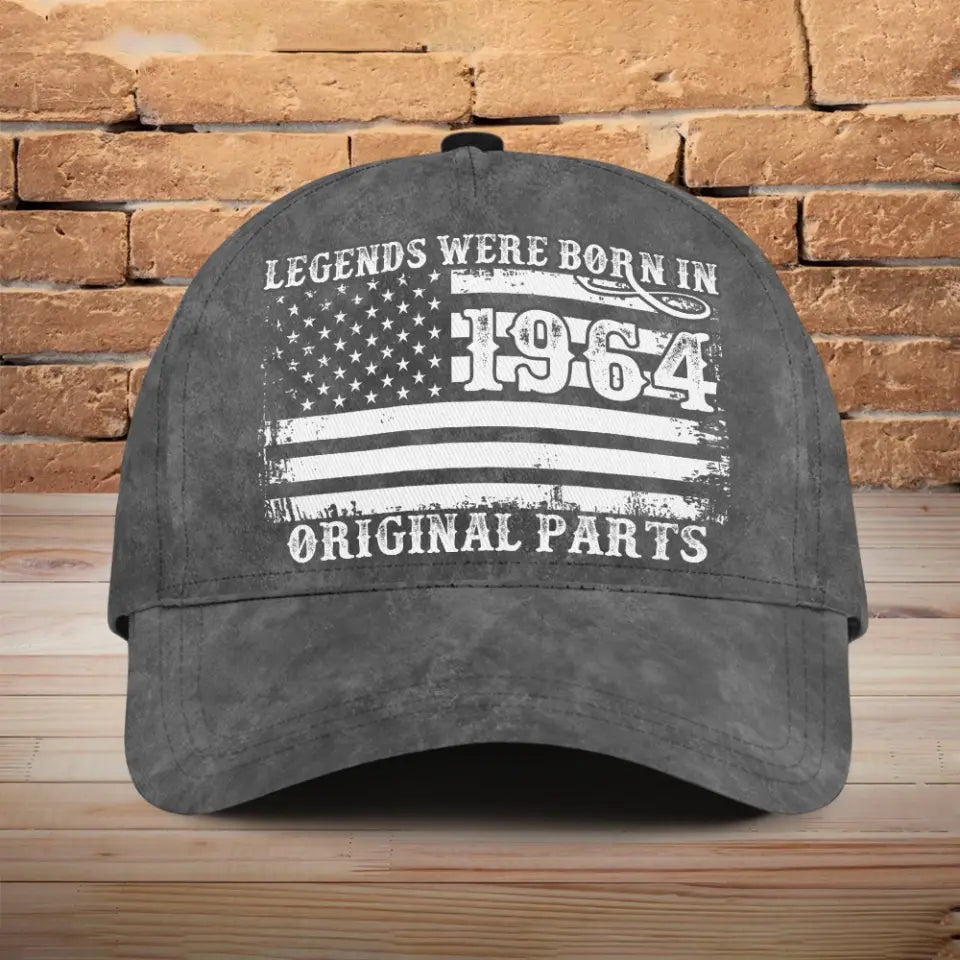 Legends Were Born In Original Parts Personalized Classic Cap