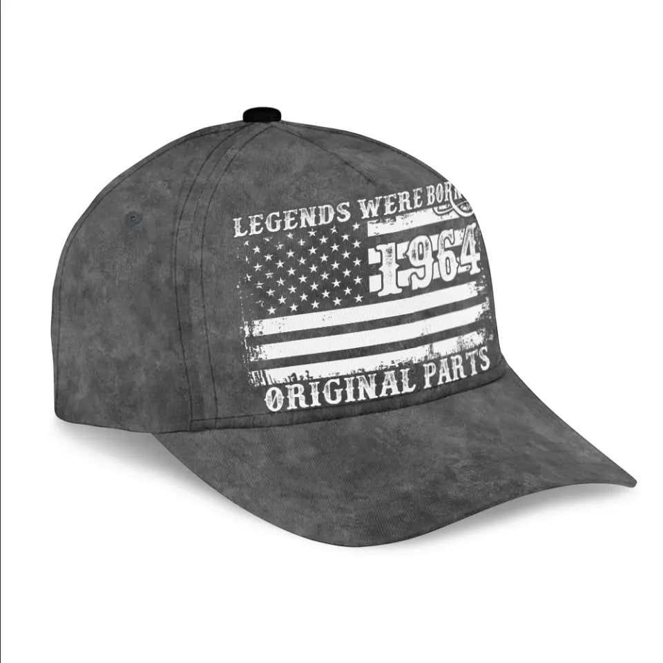 Legends Were Born In Original Parts Personalized Classic Cap