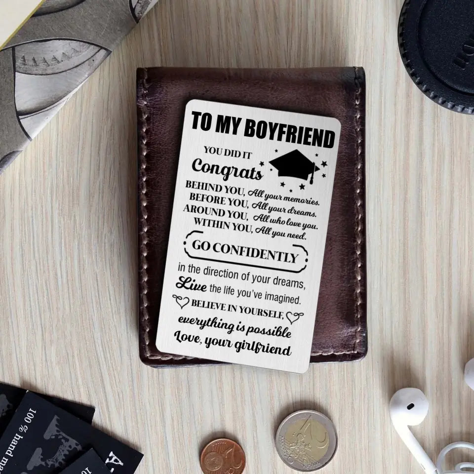 Believe Yourself Everything is Possible - Wallet Insert Card