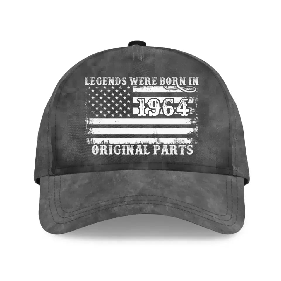 Legends Were Born In Original Parts Personalized Classic Cap