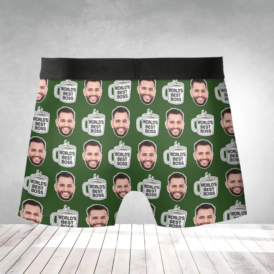 Best Boss Ever Personalized Men’s Boxer Briefs