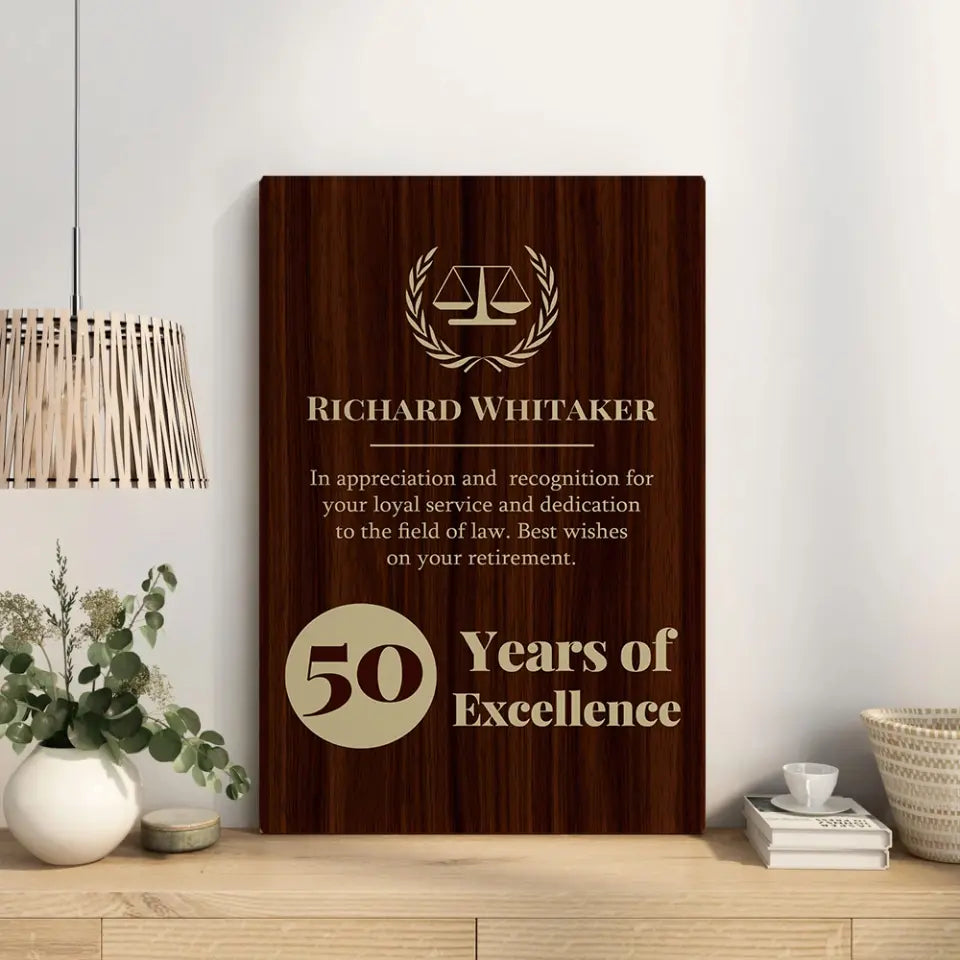 An Appreciation And Recognition Personalized Canvas And Poster