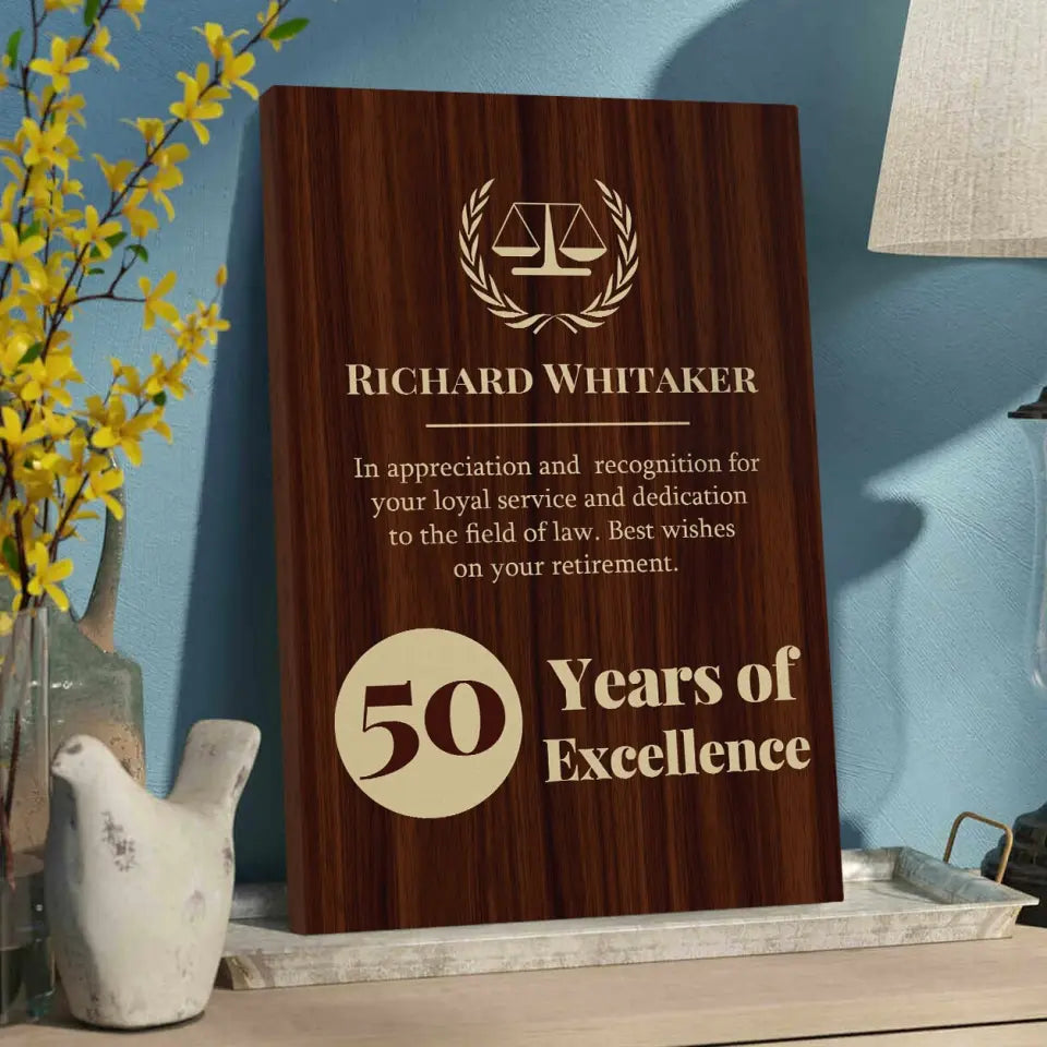 An Appreciation And Recognition Personalized Canvas And Poster