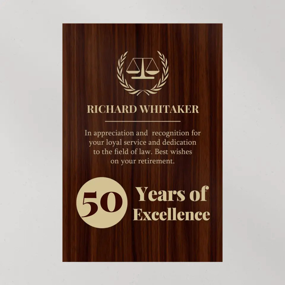 An Appreciation And Recognition Personalized Canvas And Poster