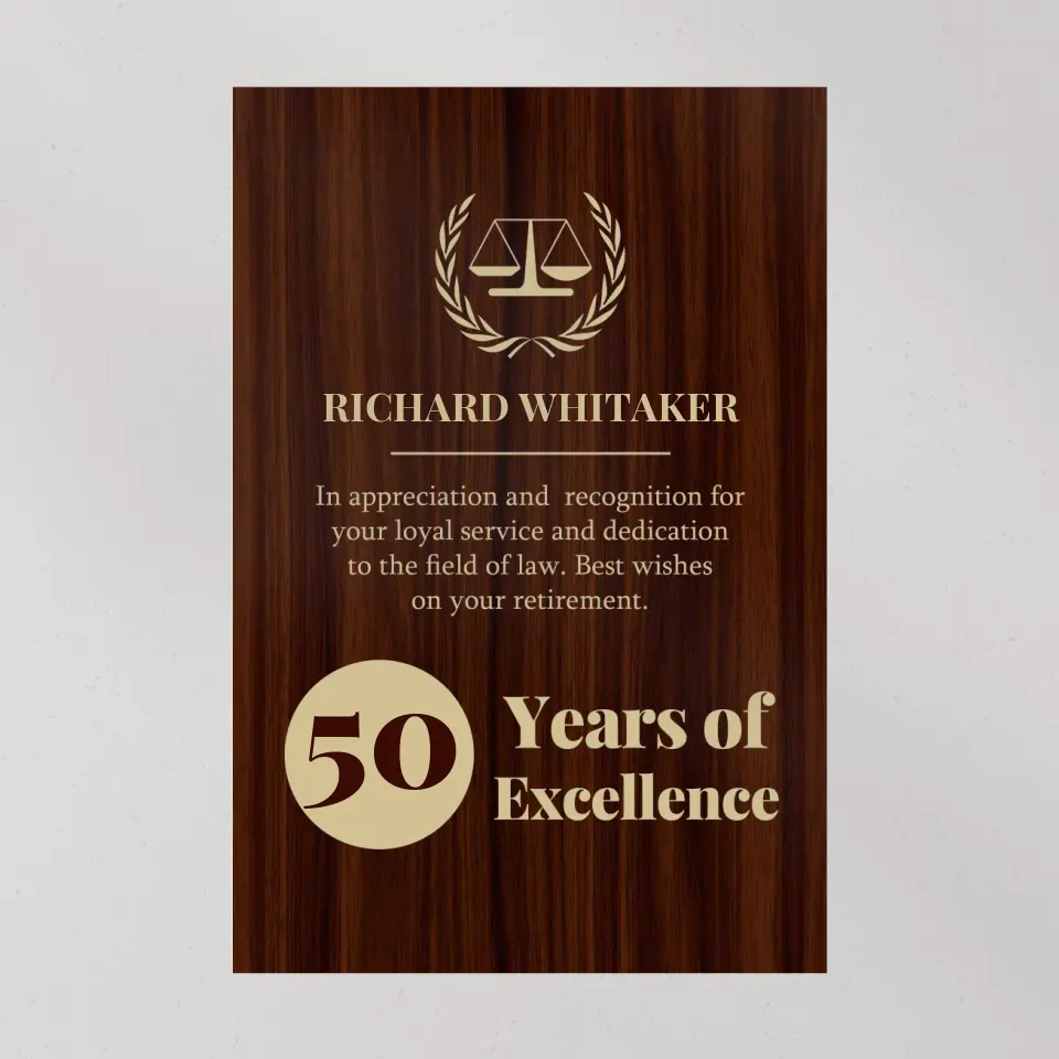 An Appreciation And Recognition Personalized Canvas And Poster