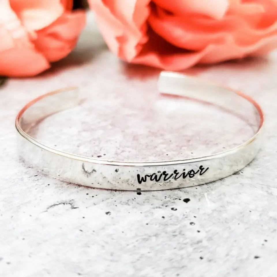 Love's Enduring Words Personalized Cuff - Cuff Bracelet