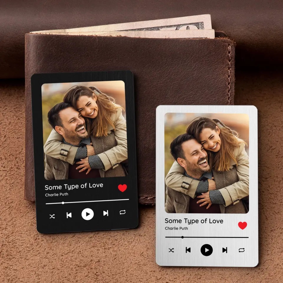 Some Type Of Love Personalized Wallet Insert Card