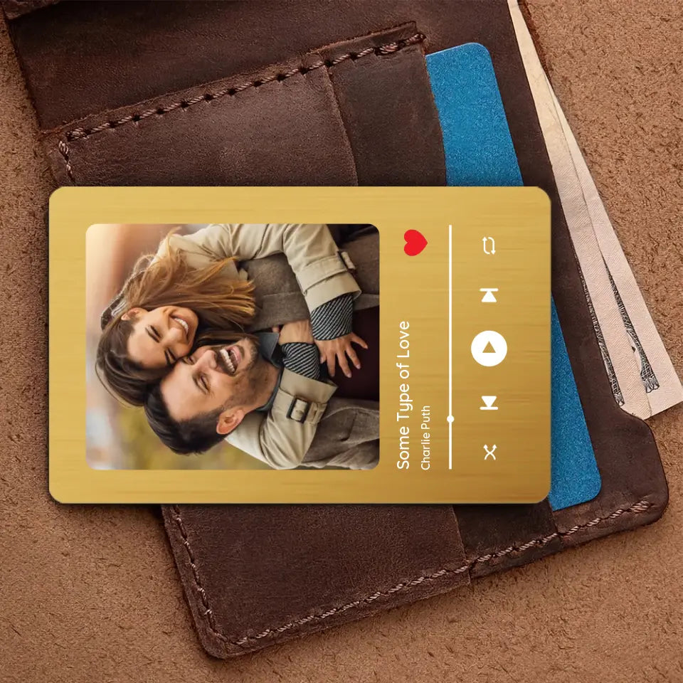 Some Type Of Love Personalized Wallet Insert Card