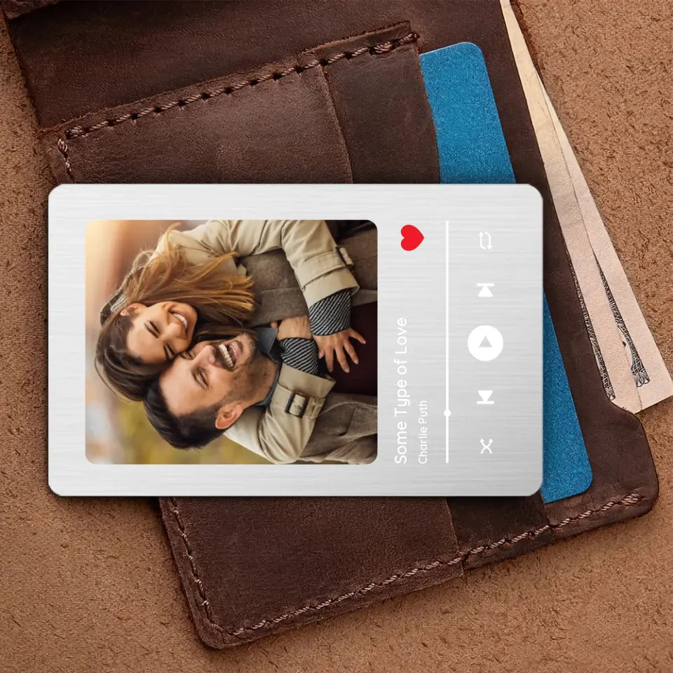 Some Type Of Love Personalized Wallet Insert Card
