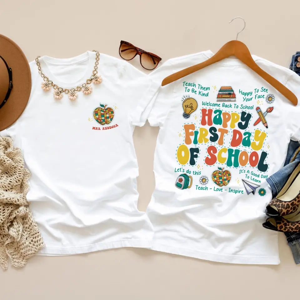 Welcome Back To School - Two Side G500 T-Shirt