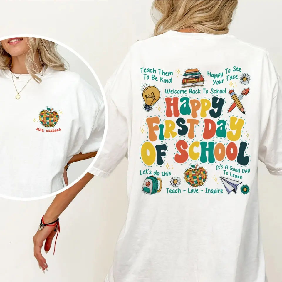 Welcome Back To School - Two Side G500 T-Shirt