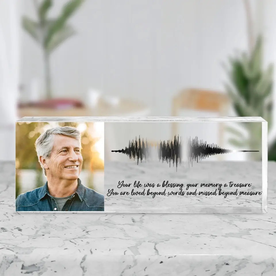 And When You Smile Personalized Acrylic Plaque
