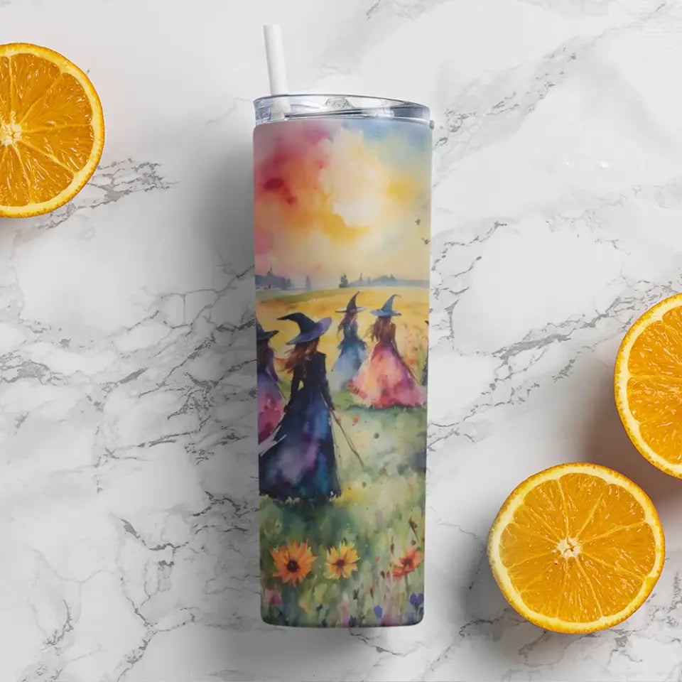 Midsummer Witches Gather - 40oz Tumbler, 20oz Skinny Tumbler