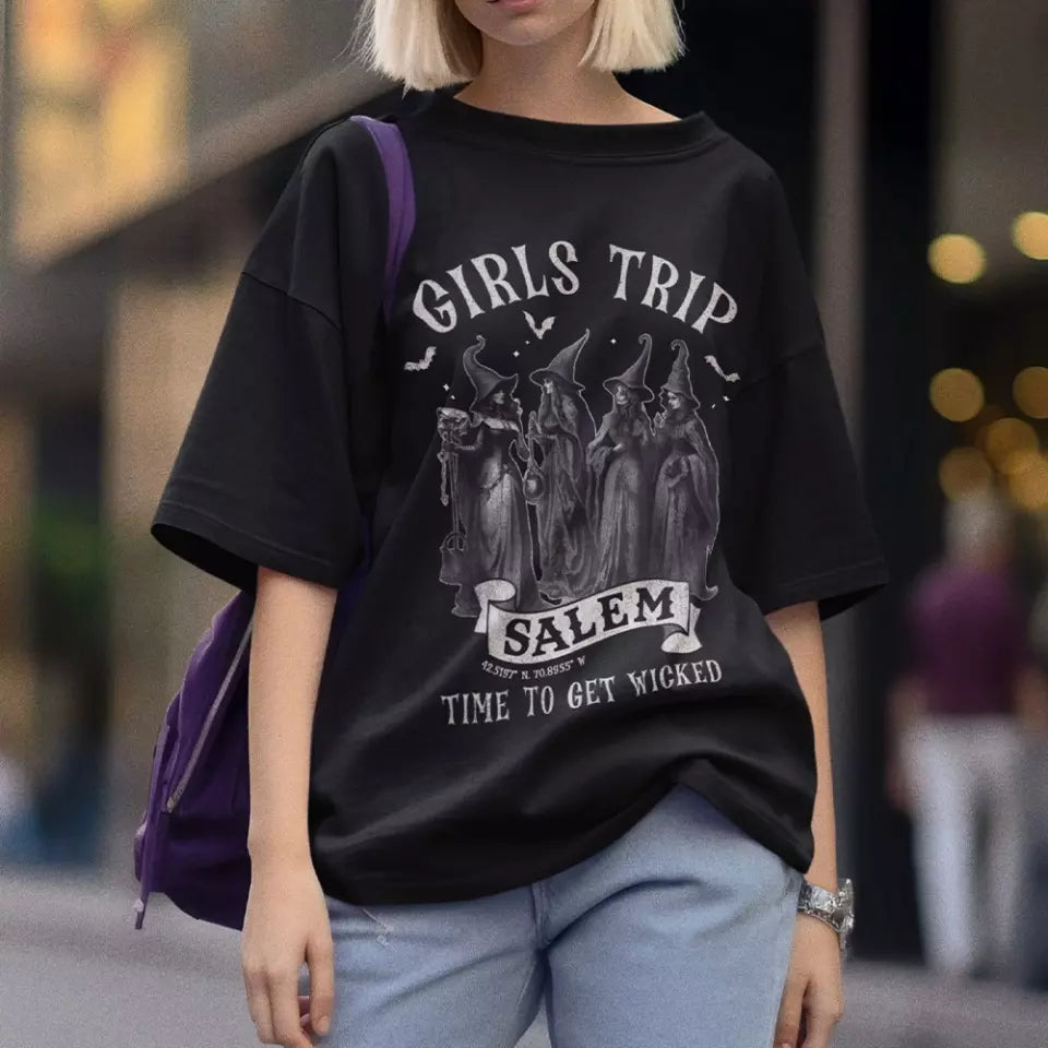 Girls Trip Salem Time To Get Wicked - Sweatshirt