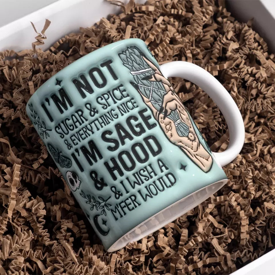 I'm Not Sugar & Spice & Everything Nice - White Mug - Gift For Witch Lovers