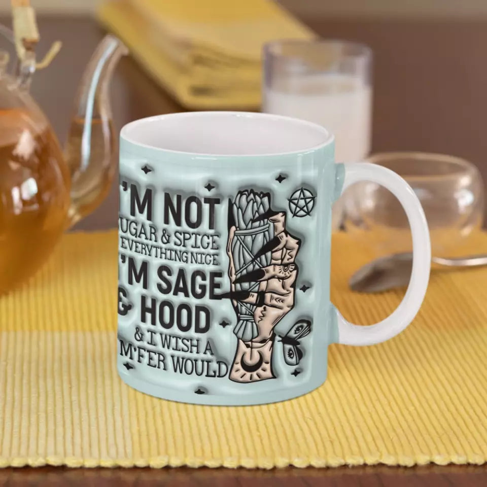 I'm Not Sugar & Spice & Everything Nice - White Mug - Gift For Witch Lovers